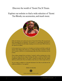 Taomi Tea N Treats Recipe Book Paperback