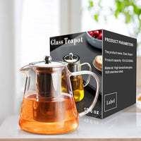 PARACITY 18.6 OZ Glass Teapot